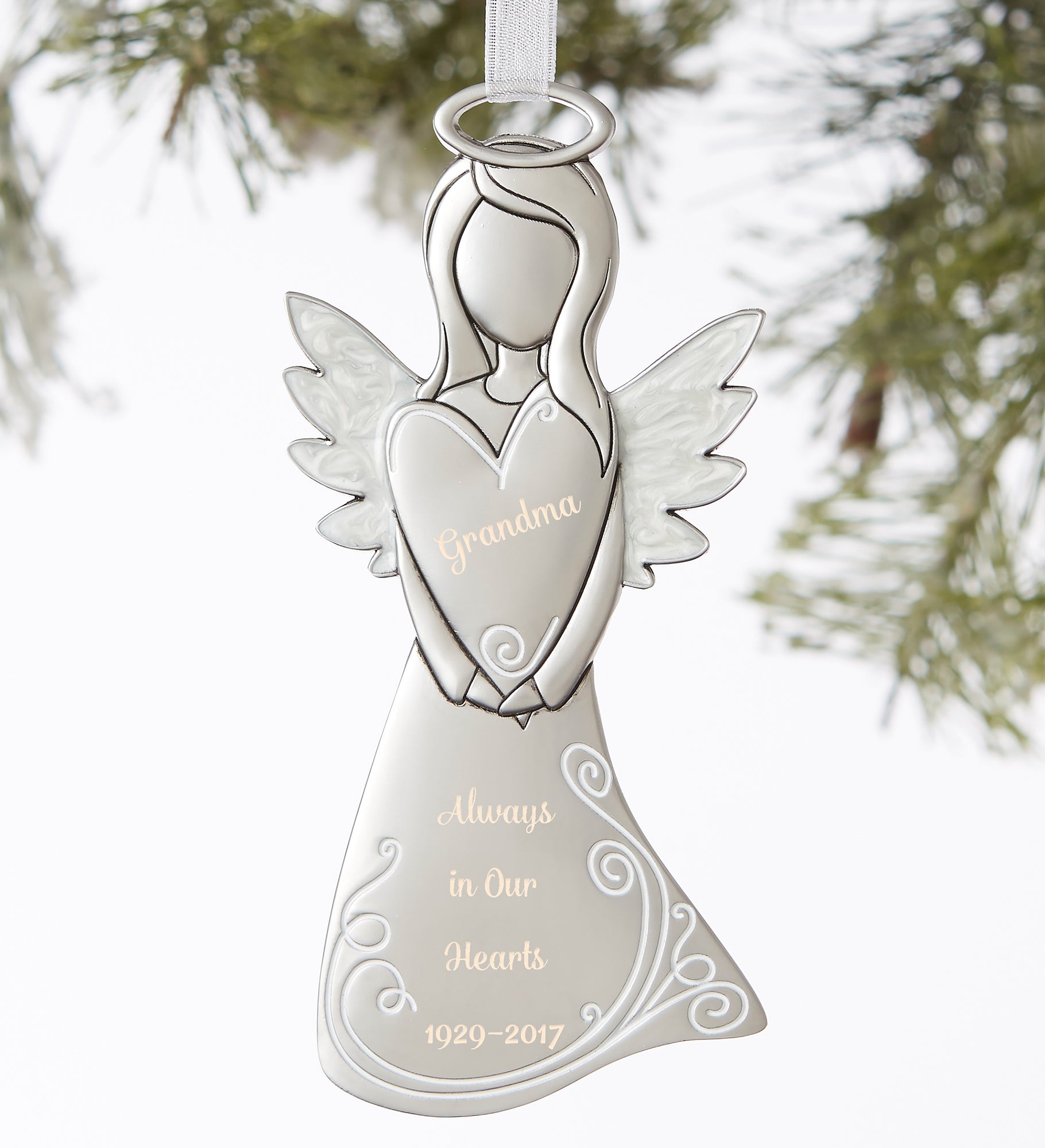 Angel In Heaven Personalized Memorial Ornament